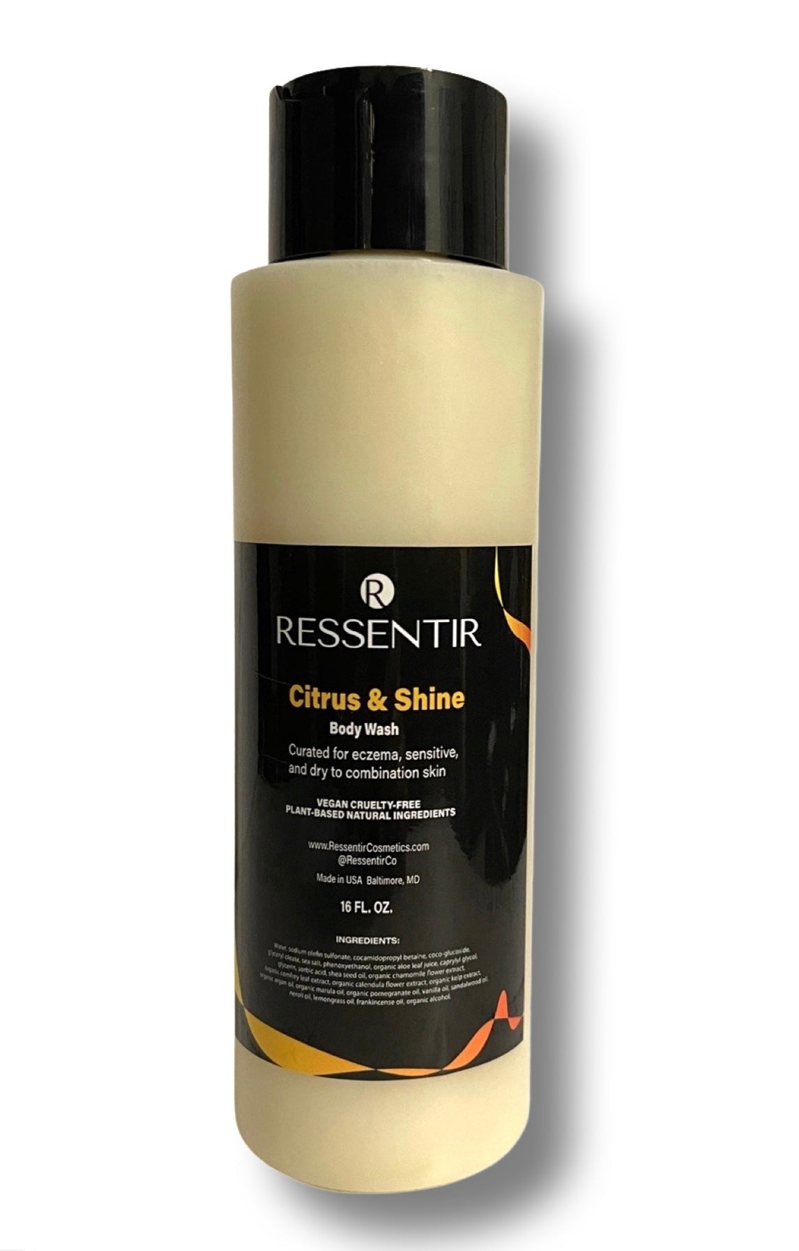 Citrus & Shine Body Wash - Ressentir Cosmetics